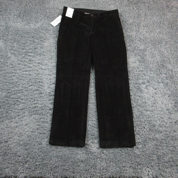 Roundtree & Yorke Other - Roundtree & Yorke Mens 36x32 Black Luxury Corduroy CoreComfort Pants 36x30* NWT